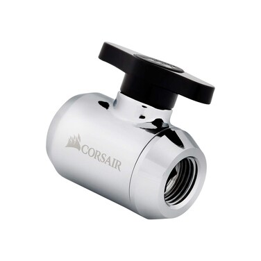 CORSAIR Hydro X Series, XF Ball Valve, Chrome
