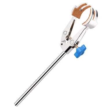 stonylab 4 Prong Adjust Swivel Clamp, Sturdy 4 Prong Multipurpose Lab Clamp Extension Clamp with 100 mm Max Opening Lab Accessory