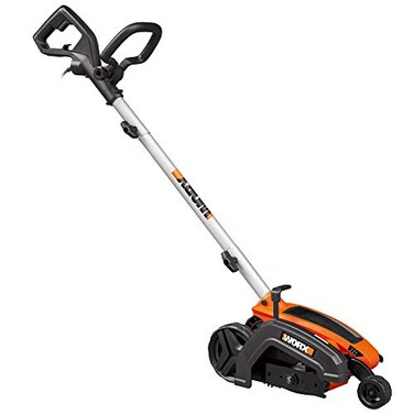 WORX WG896 12 Amp 7.5 Inch Electric Lawn Edger &amp; Trencher, Orange and Black