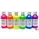 milo Fluorescent Acrylic Paint Set of 6 Colors   4 oz Bottles   Student Neon Colors Acrylics Painting Pack   Made in the USA   Non-Toxic Art &amp; Craft Paints for Artists, Kids, &amp; Hobby Painters