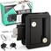LATCH.IT Black RV Door Lock Replacement   RV Door Locks   RV Door Handle w/ 4 Keys   Camper Door Lock   Trailer Door Lock   Camper Lock Replacement   Camper Door Latch only Fits 2.75"x3.75" Lock Hole
