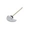 Side Mount Toilet Handle Replacement Kit with Stainless Steel Handle, Chain Trip Toilet Flushing Lever with Plastic Nut and Brass Plated Metal Arm, Chrome