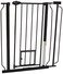 Carlson Extra Tall Walk Through Pet Gate with Small Pet Door, for Openings 29"-39" Wide,Includes 4-Inch Extension Kit, 4 Pack Pressure Mount Kit and 4 Pack Wall Mount Kit, Black