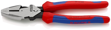 Knipex 09 12 240 9.5-Inch Ultra-High Leverage Lineman's Pliers with Fish Tape Puller and Crimper