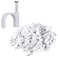 Darller 200 Pack Nail in Cable Clips Ethernet Cable Nails Tacks Clips 7mm for Cat6 Cable - White