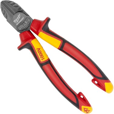Milwaukee 932464567 VDE Diagonal Cutter 160mm, Red