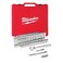 Milwaukee 932464946 3/8in Ratcheting Socket Set Metric &amp; Imperial, 56 Piece, Red