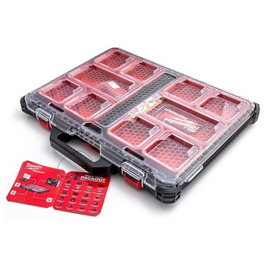 Milwaukee 4932471064 932471064 PACKOUT Slim Organiser, Black