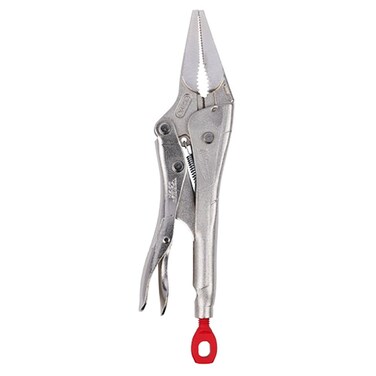 Milwaukee Hand Tools - Torque Lock Long Nose Locking Pliers 230mm (9in), Silver