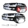 LE Headlamp Rechargeable, LED Head Lamp with 6 Modes for Camping &amp; Hiking Gear Essentials, IPX4 Waterproof High Lumen Bright Headlight Flashlights with Adjustable Headband, USB Cable Included