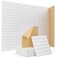 Soundproof Wall Panels, Kuchoow Sound Proof Panels for Walls, 12 Pack High Density Acoustic Panels Sound Absorbing Self-Adhesive, Acoustic Wall Panels for Walls Door Ceiling 12" X 12" X 0.4" White