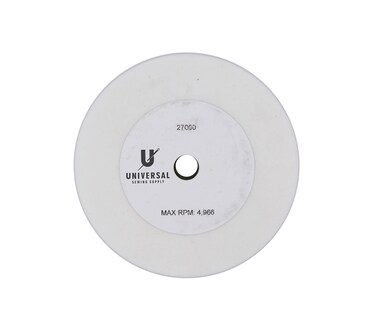 Universal Grinding/Sharpening Wheel Replacement for Twice As Sharp (TAS) Scissor Sharpener. Dia. 5" x 1/2" Thickness with 1/2" Arbor (Center Hole).