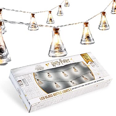Harry Potter Potion Bottle String Lights, 10 LED String Lights 1.65M/5.4Ft, Indoor String Lights for Bedroom Decor (Warm White), Gifts