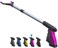 FitPlus PowerGrip T9, Grabber Reacher Tool, Wide Jaw, Foldable, Steel Cable, with 96 Grip Points for Firm Grip, 32" with Magnet (Pink, 32 Inch)