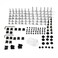 Universal Fairing Bolt Kit Screws For Honda VTR1000F Firestorm 1997 1998 1999 2000 2001 2002 2003 2004 2005 Aluminum Motorcycle Fasteners Hardware Clips (Silver)