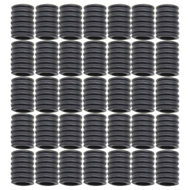 EXCEART 200pcs Adjustment Lanyard Buckle Barrel Connectors Anti Slip Cord Buckles Ear Earloop Rope Adjuster Hardware Hat Rope Earloop Buckles (Black)