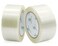 BOMEI PACK Mono Filament Strapping Tape, 2 Roll 2 Inch x 35 Yards 5.5 Mil, Heavy Duty Transparent Reinforced Fiberglass Tape