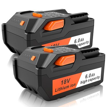 Fancy Buying 2Pack 18-Volt 6.0Ah Lithium Ion Replacement Battery Compatible with for RIDGID R840087 R840083 R840086 R840084 AC840086 AC840085 RIDGID 18V Drill Battery