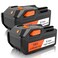 Fancy Buying 2Pack 18-Volt 6.0Ah Lithium Ion Replacement Battery Compatible with for RIDGID R840087 R840083 R840086 R840084 AC840086 AC840085 RIDGID 18V Drill Battery