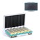 Compact 18650 Battery Storage Case Holder Organizer, Hard Plastic Battery Box for 6pcs 18650 Batteries, Water-Resistant and Easy to Carry