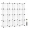 SONGMICS Cube Storage Organizer, Set of 16 Plastic Cubes, Book Shelf, Closet Organizers and Storage, Room Organization, Bedroom Living Room, 12.2 x 48.4 x 48.4 Inches, White ULPC44L