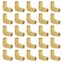 SUNGATOR Pex Fittings 1/2 Inch, 25-Pack 1/2" Pex 90 Degree Elbow, No Lead Brass, NSF, UPC Certified