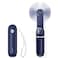 JISULIFE Portable Handheld Fan, Mini 3 In 1 with Rechargeable Battery, Personal Foldable Pocket for Travel, USB Power Bank &amp; Flashlight, Ideal Gifts for Men/Women/Family/Friends - Blue
