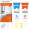 Bath Repair Kit White, Endhokn Enamel, Porcelain, Acrylic, Fiberglass, Ceramic Sink, Tub Tile Toilet Shower Kit &amp; Tray &amp; Chip &amp; Pedestal Crack Hole Scratches Repair