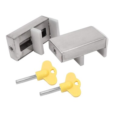 WANLIAN Sliding Safety Anti Theft Children Security Lock Sliding Door Lock &amp; Window Locks Window Limit Door Lock Adjustable Thick(2Pcs)