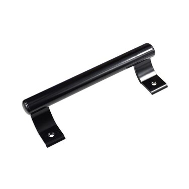 KAFENDA Sliding Door Handle, Modern Metal Handle for Bathroom Closet Door, 8in Aluminum Alloy Handle, Black
