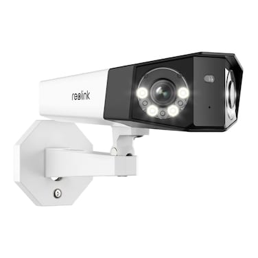 REOLINK 4K PoE Security Camera System, Home Outdoor IP Camera in 180 Degree Viewing Angle, Human/Vehicle/Pet Detection, Color Night Vision, Two Way Talk, Up to 256GB microSD Card, Duo 2 PoE