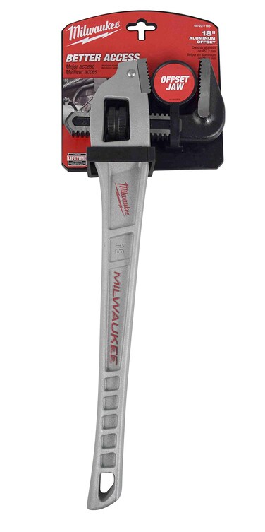 Milwaukee 48-22-7185 18" Aluminum Offset Pipe Wrench