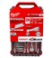 Milwaukee 48-22-9481 28-Piece 3/8 in. Drive SAE Ratchet and Socket Set with PACKOUT Low-Profile Compact Organizer