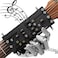 Guitar Chord Presser, Guitar Chord Trainer, Guitar Chord Helper, Guitar Aid Chords Learning Tools for Beginner, Universal Fit for 38/41 Inch Acoustic Guitars (New Black)