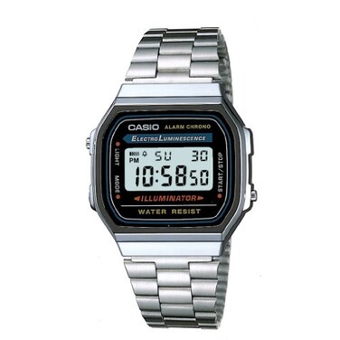 Casio Men's Vintage A168WA-1 Electro Luminescence Watch