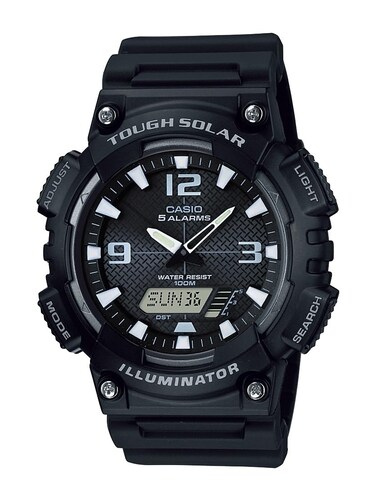 Casio AQS810W-1AVCF Men's AQ-S810W-1AV Solar Sport Combination Watch, black