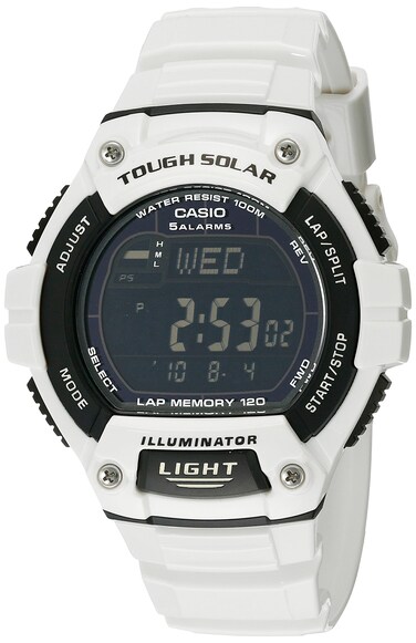 Casio Men's W-S220C-7BVCF Digital Display Quartz White Watch