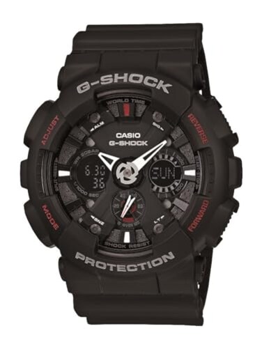Men's Black G-Shock Analog Digital Anti-Magnectic (Model Number GA-120-1ADR)