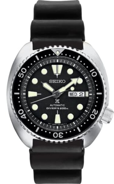 SEIKO SRPE93 Automatic Dive Watch for Men - Prospex Collection - LumiBrite Hands, Date Calendar - Water Resistant 200M