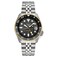 SEIKO SSK021 Automatic Watch for Men - 5 Sports Collection - Men's Sport Watch, Stainless Steel, Charcoal Dial, GMT Hand - Water-Resistant 100M
