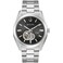 Bulova Men's Classic Surveyor 3-Hand Automatic Watch, Hack Feature, Luminous Hand, Open Aperture, Screw-Back Case, 42mm