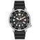 Citizen Promaster Dive Eco-Drive Watch, 3-Hand Date, ISO Certified, Luminous Hands and Markers, Rotating Bezel, Black/Stainless (Model: BN0150-28E)