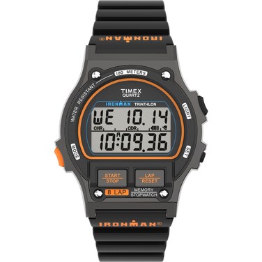 Timex Men's Ironman Classic 42mm Watch - Black Strap Digital Dial Gray Case