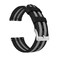 BARTON WATCH BANDS 20mm Black &amp; Smoke Bond - Two-piece Military-style Ballistic Nylon Watch Straps