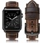 HUAFIY Leather Band Compatible for apple Watch Bands 42mm 44mm 45mm46mm49mm 38mm 40mm 41mm,Genuine Leather Watch Wristband for iWatch Ultra2 Series 10/9/8/7/6/5/4/3/2/1