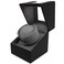VIIFF Watch Winder, Premium Prismatic Leather with a Super Quiet Japanese Motor, Powered by AC Adapter or Battery 1 Pack