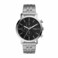 Fossil Men's Luther Quartz Stainless Chronograph Watch, Color: Silver (Model: BQ2328IE)