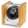Watch Winder for Single Automatic Watches - Bamboo Watch Winder Box with Quiet Motor 4 Rotation Mode Setting