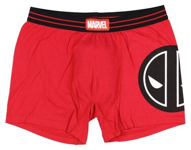 Marvel Men's Big Face Wade, Red/Black, X-Large