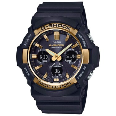 Casio GAS100G-1A G-Shock Tough Solar Men's Watch Black 55.1mm Resin/Aluminum case